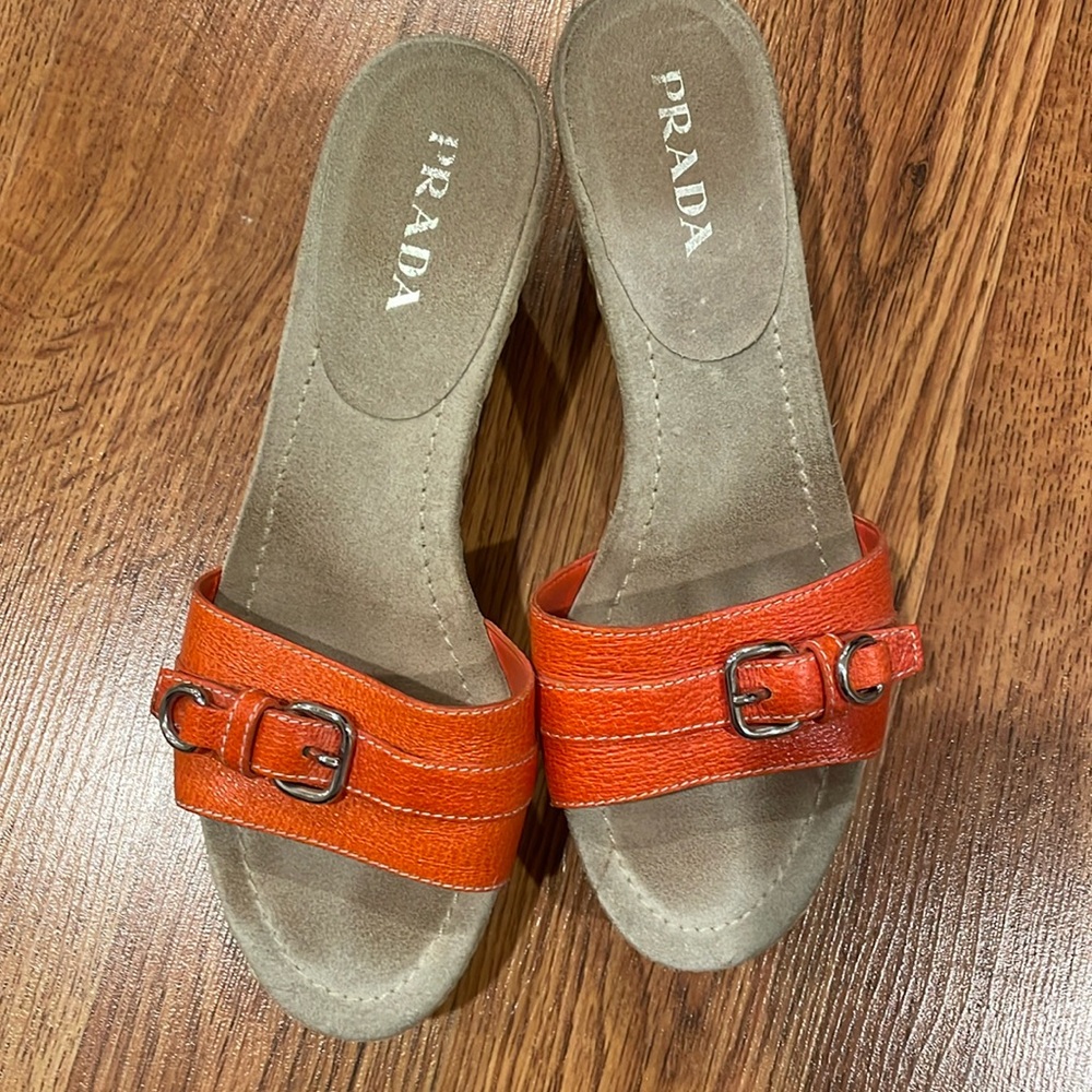 Prada wedges